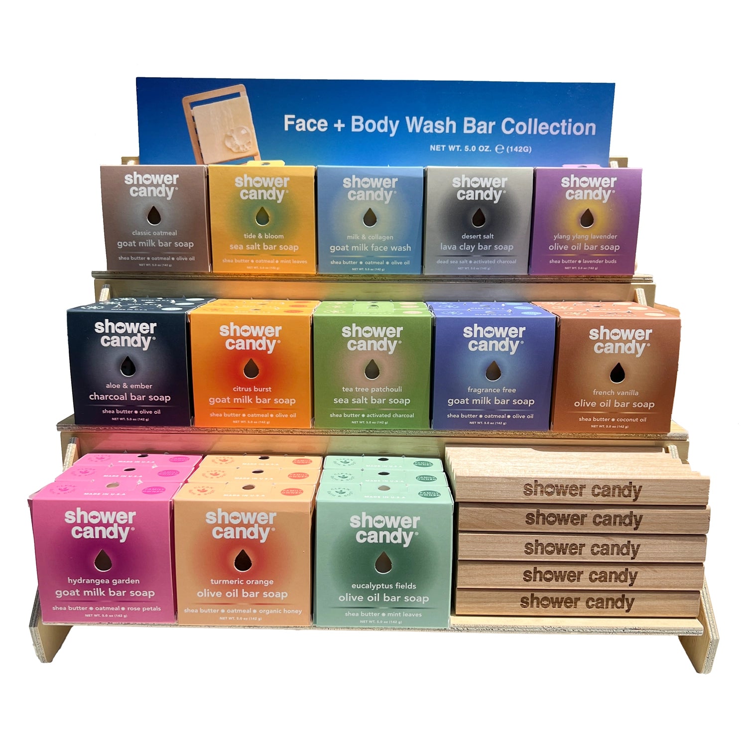 Bar Soap Countertop Display - 84 pcs
