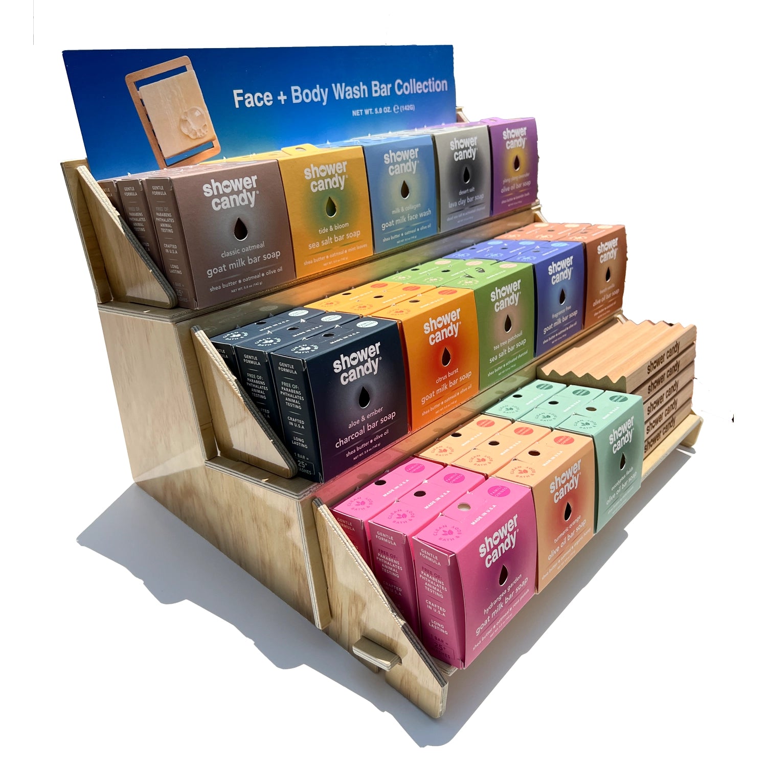 Bar Soap Countertop Display - 84 pcs