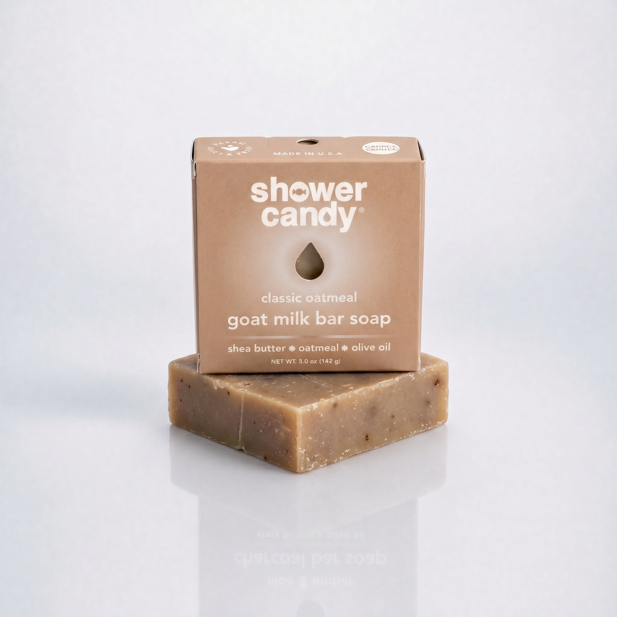 Classic Oatmeal goat milk bar soap by Shower Candy