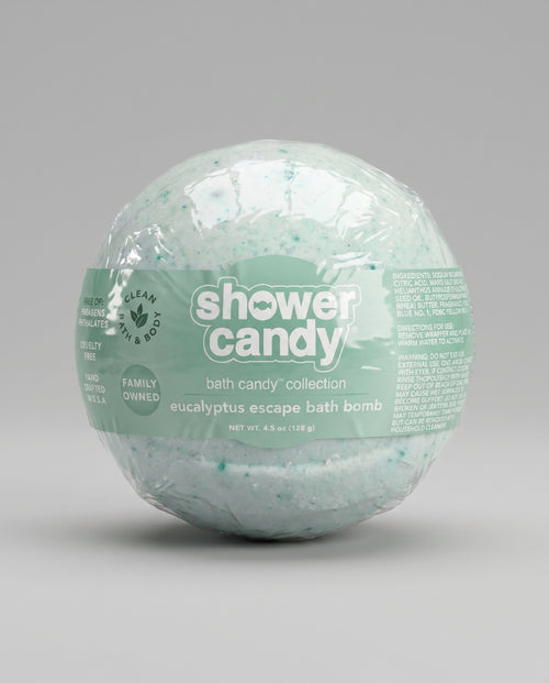 Eucalyptus Bliss aromatherapy bath bomb by Shower Candy