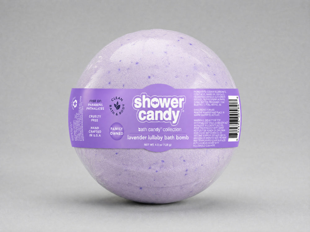 Lavender Dream aromatherapy bath bomb by Shower Candy