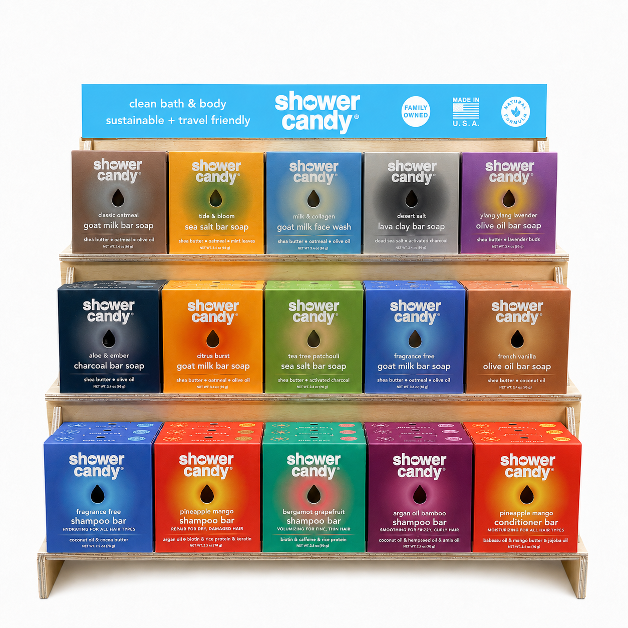 head-to-toe countertop display