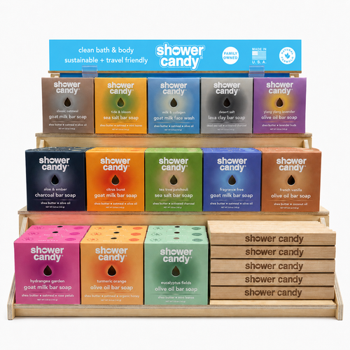 Bar Soap Countertop Display – 3 Tier Display - 90 pcs total