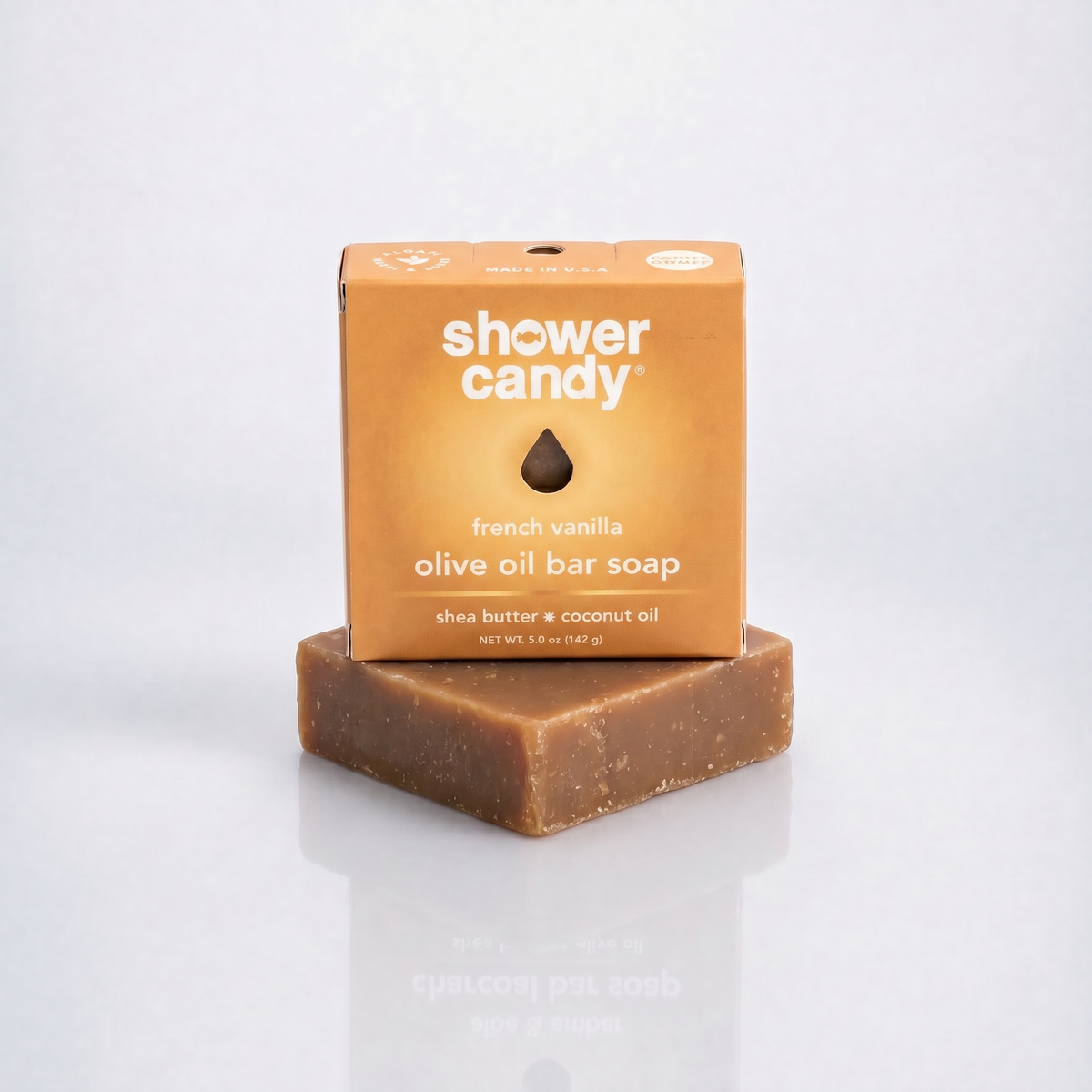 French Vanilla olive oil bar soap by Shower Candy