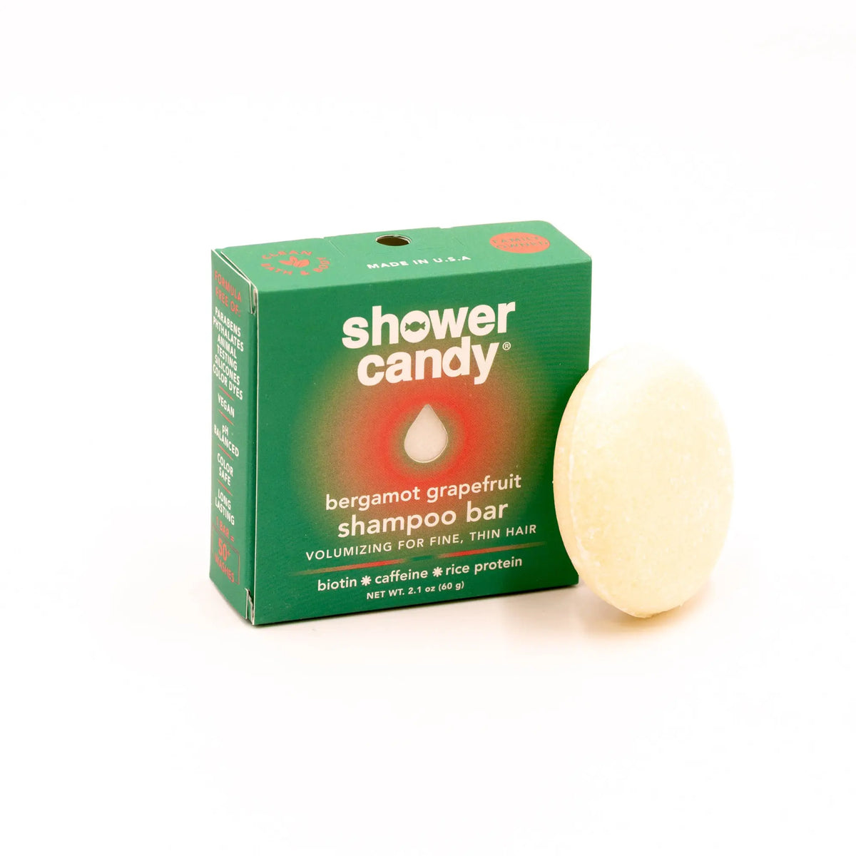 Bergamot Grapefruit Shampoo Bar – Volumizing for Fine Hair SHOWER CANDY