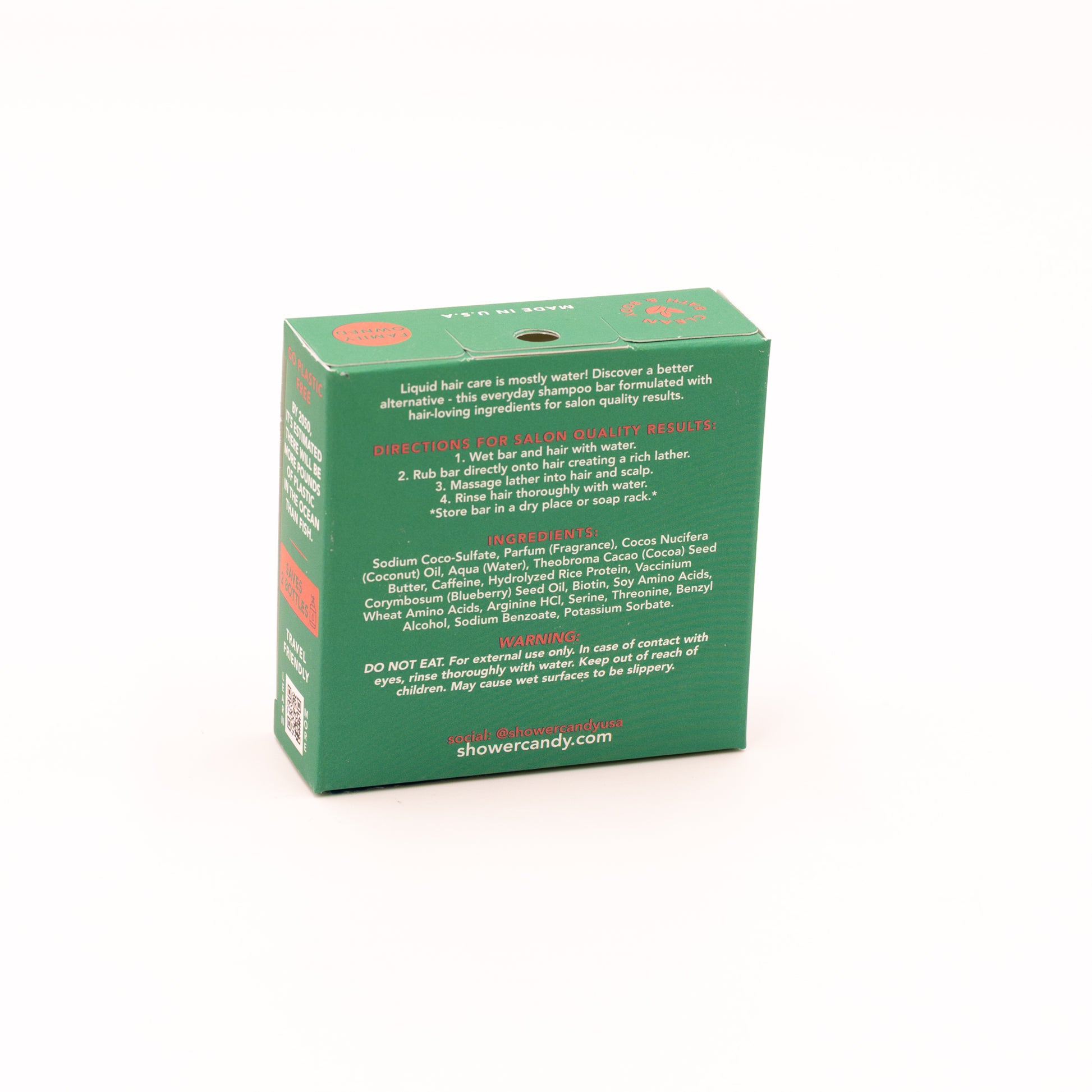 Shower Candy Bergamot Grapefruit Shampoo Bar – Volumizing for Fine Hair