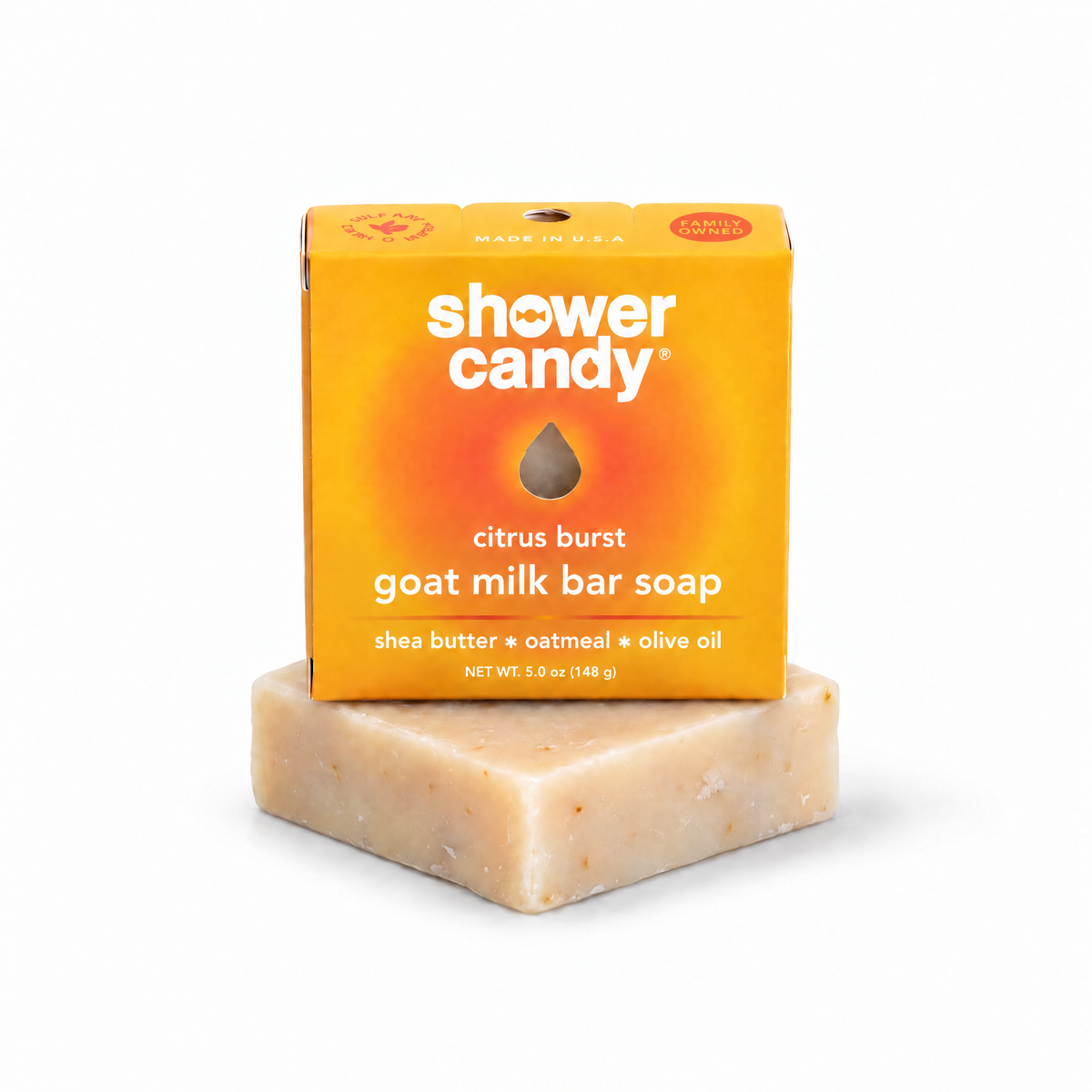Citrus Burst Goat Milk Soap Bar | Shower Candy