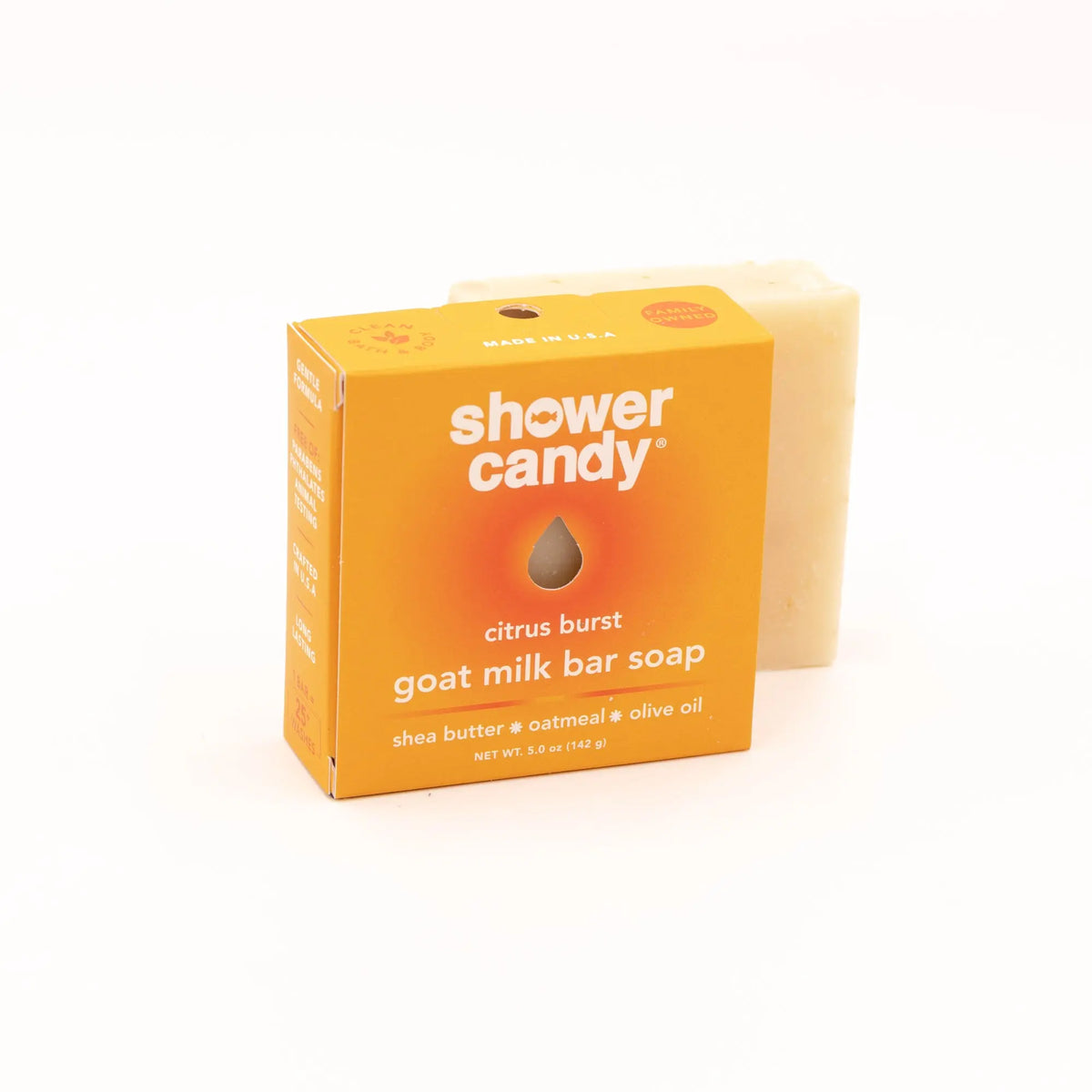 Citrus Burst Goat Milk Bar Soap – Refreshing Hydrating Cleanse SHOWER CANDY