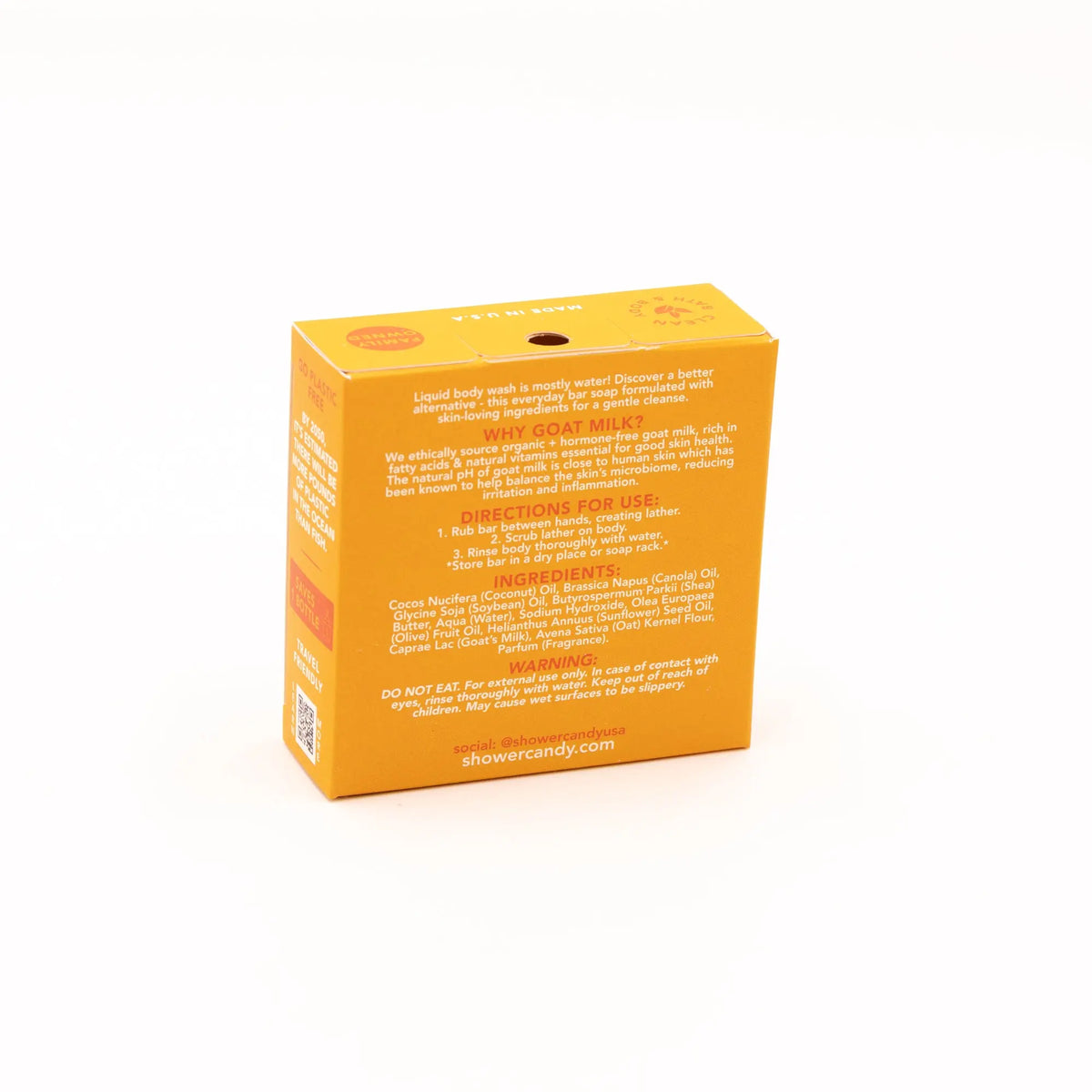 Citrus Burst Goat Milk Bar Soap – Refreshing Hydrating Cleanse SHOWER CANDY