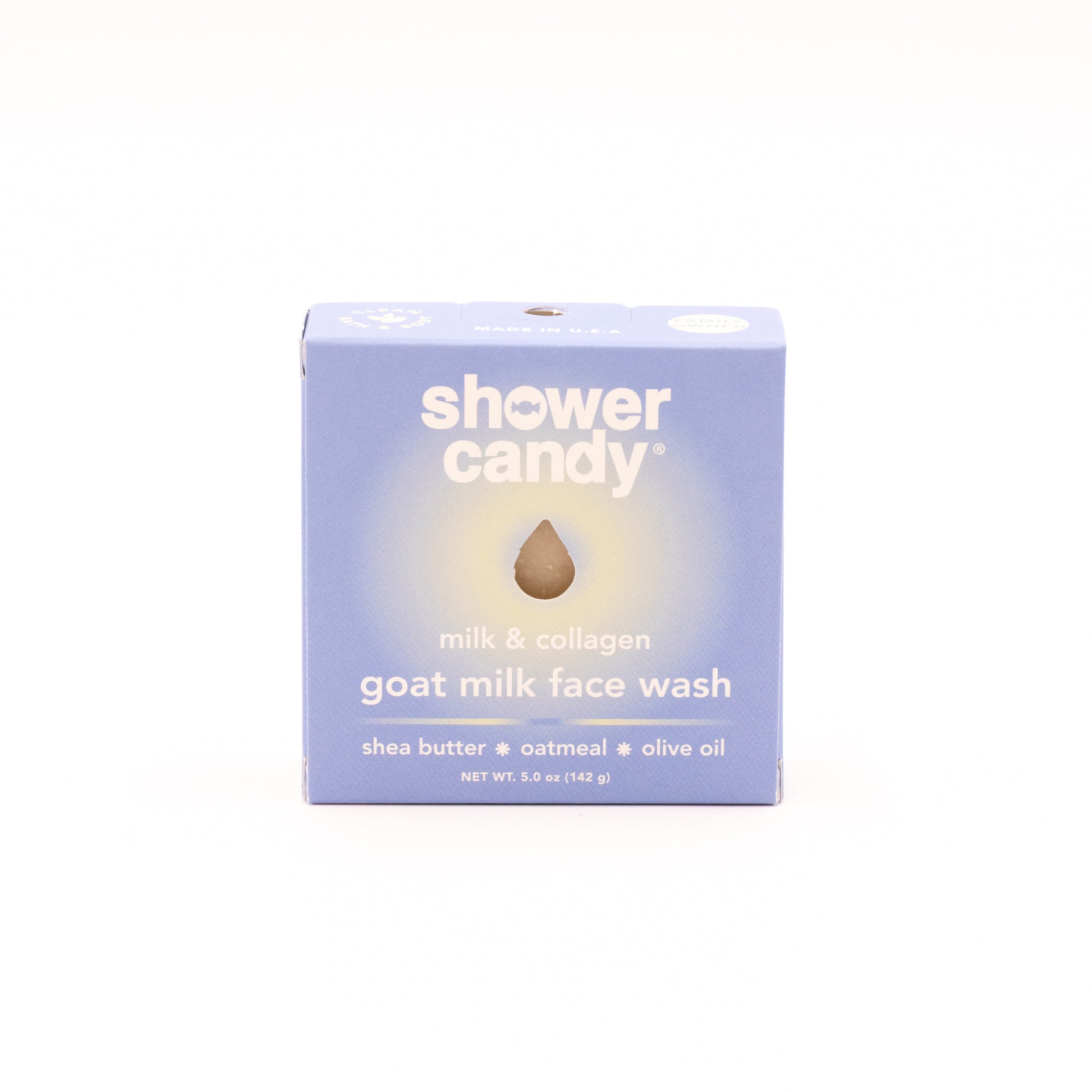 Shower Candy Milk + Collagen Face Wash Bar – Gentle Goat Milk Cleanse