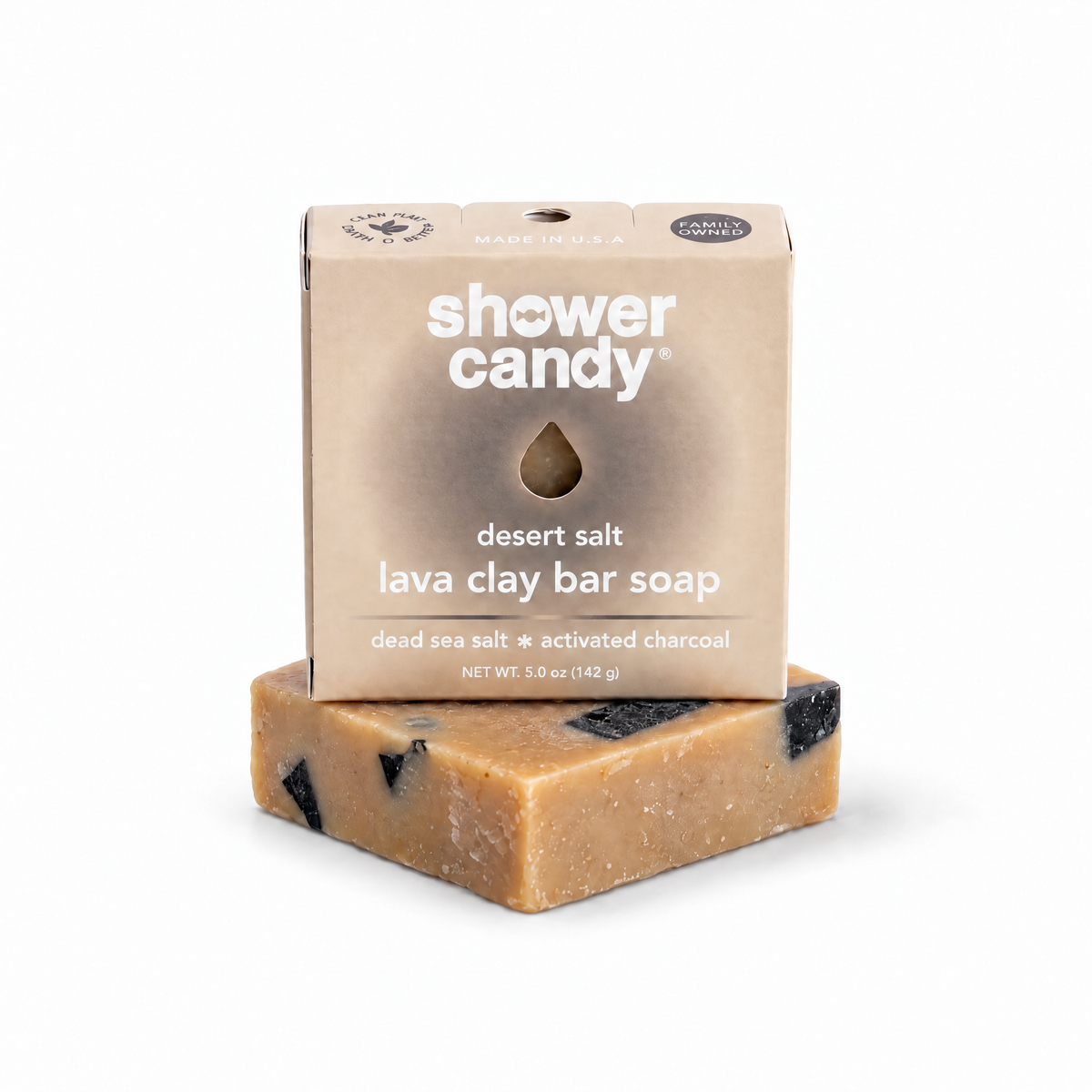 Desert Salt Lava Clay Body Wash Bar