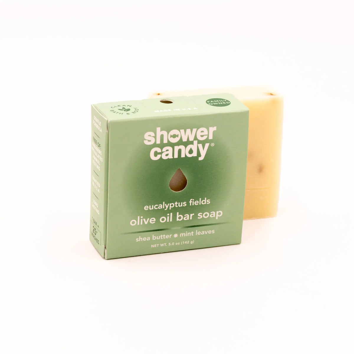 Eucalyptus Fields Bar Soap – Refreshing Olive Oil Cleanse SHOWER CANDY