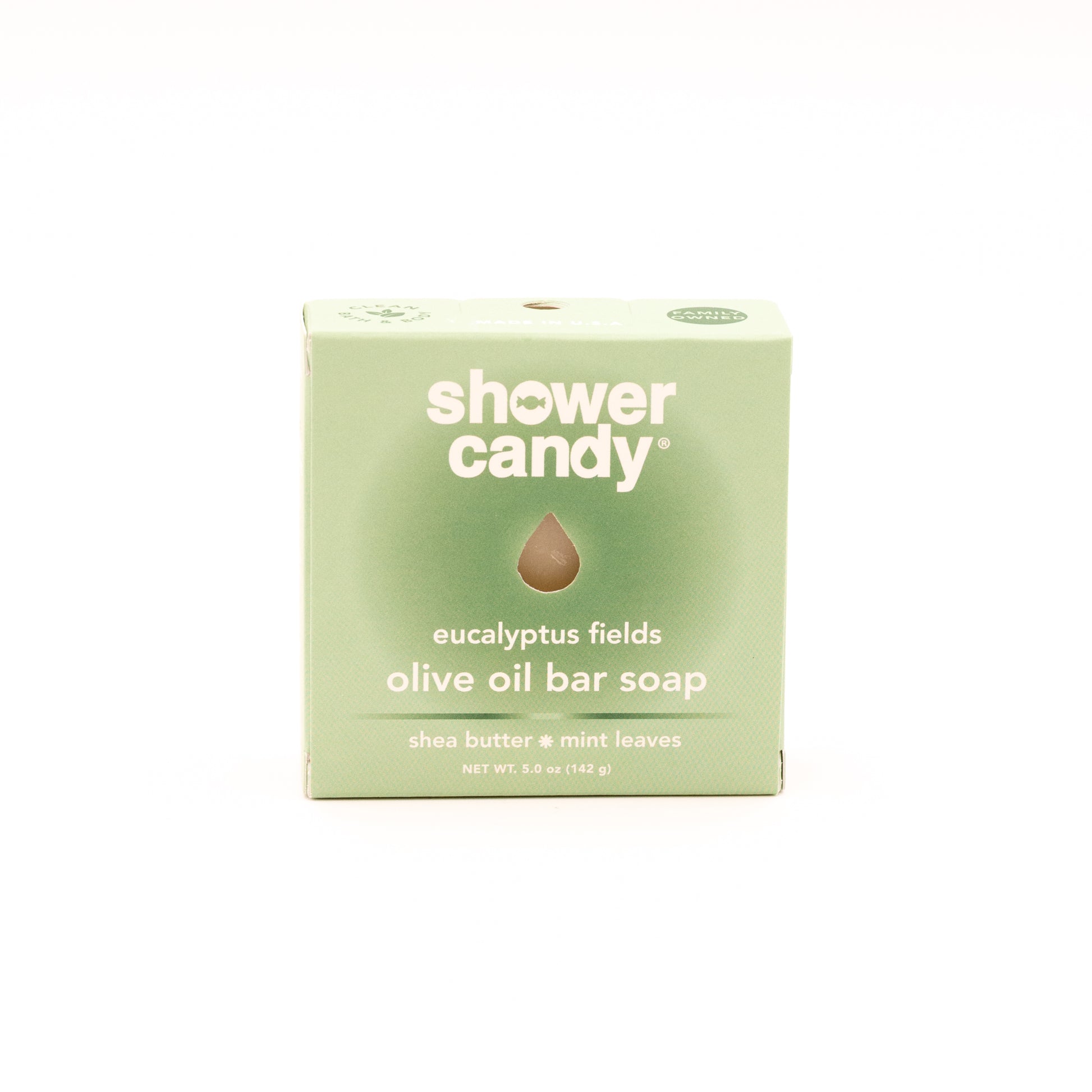 Shower Candy Eucalyptus Fields Bar Soap – Refreshing Olive Oil Cleanse