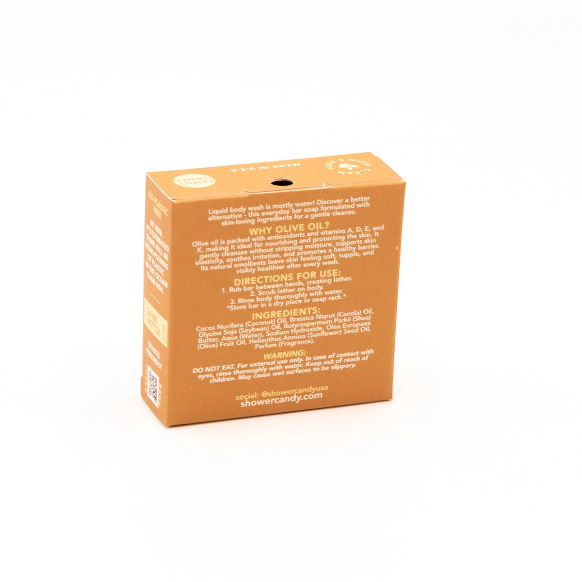 French Vanilla Bar Soap – Nourishing Olive Oil Cleanse SHOWER CANDY