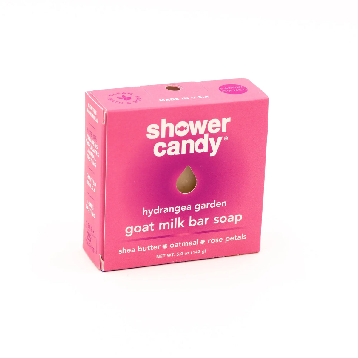 Hydrangea Garden Goat Milk Bar Soap – Gentle Floral Cleanse SHOWER CANDY