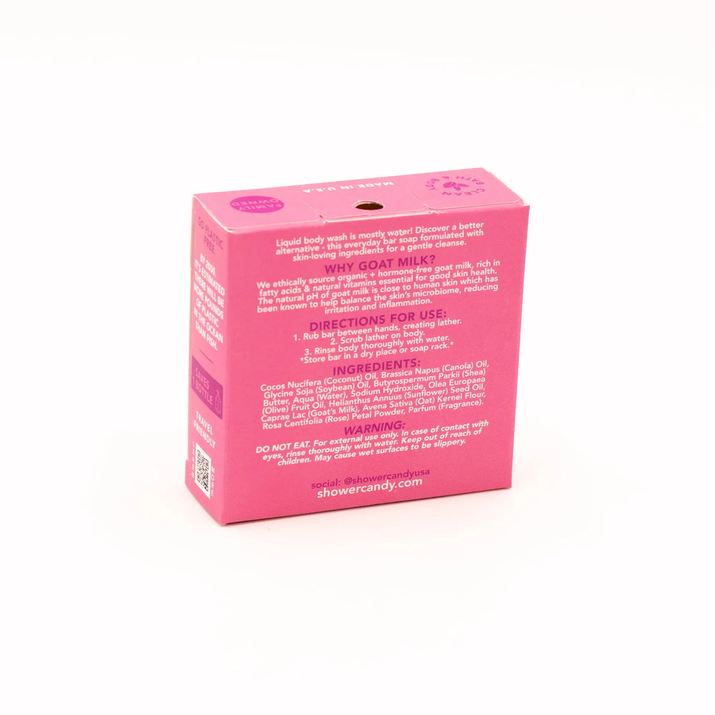 Hydrangea Garden Goat Milk Bar Soap – Gentle Floral Cleanse SHOWER CANDY