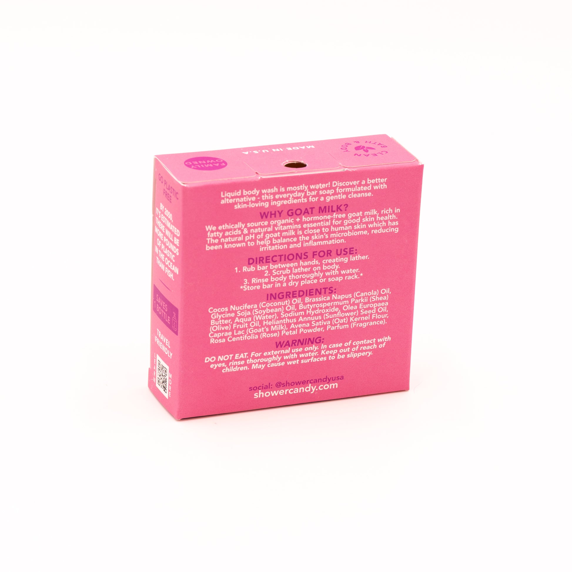 Shower Candy Hydrangea Garden Goat Milk Bar Soap – Gentle Floral Cleanse