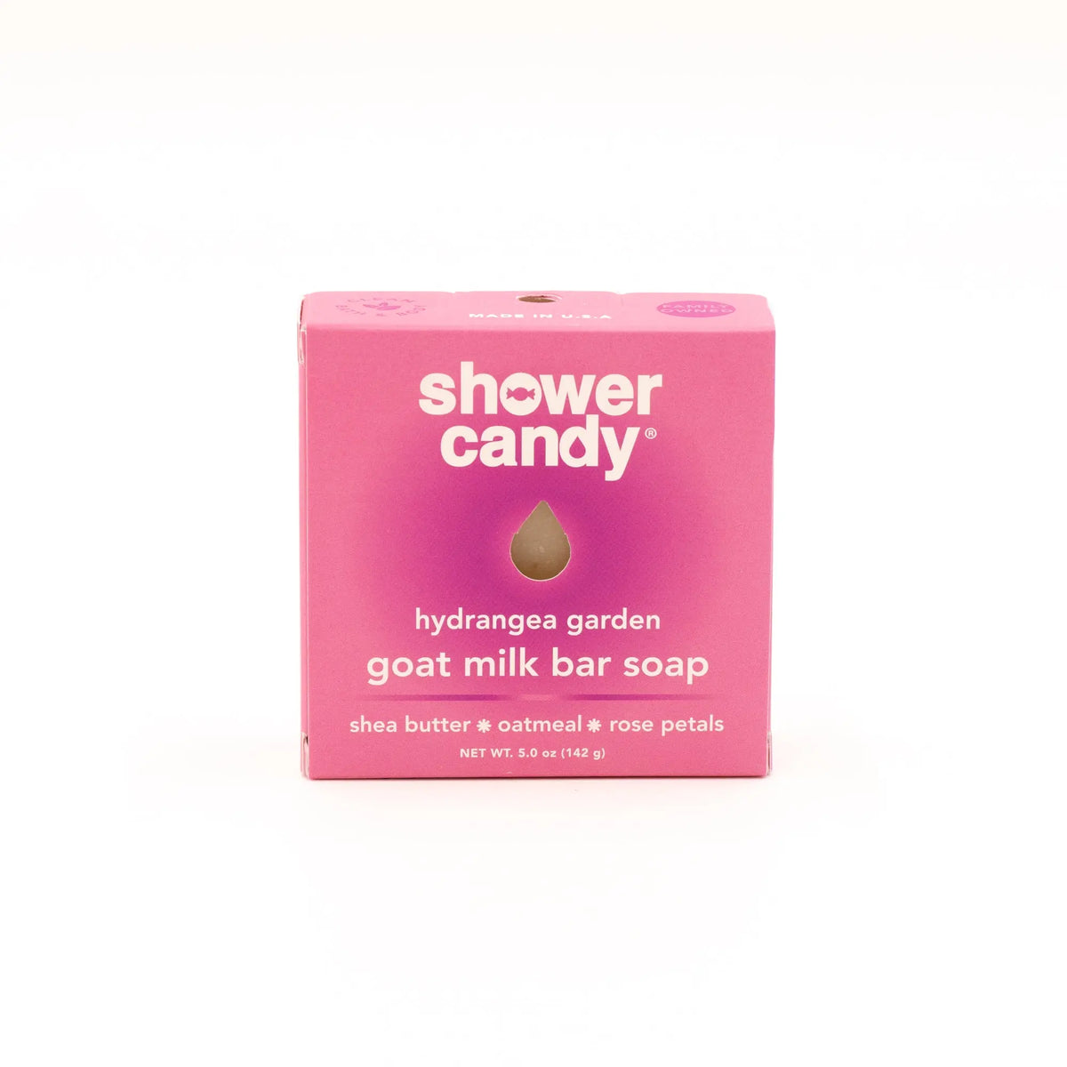 Hydrangea Garden Goat Milk Bar Soap – Gentle Floral Cleanse SHOWER CANDY