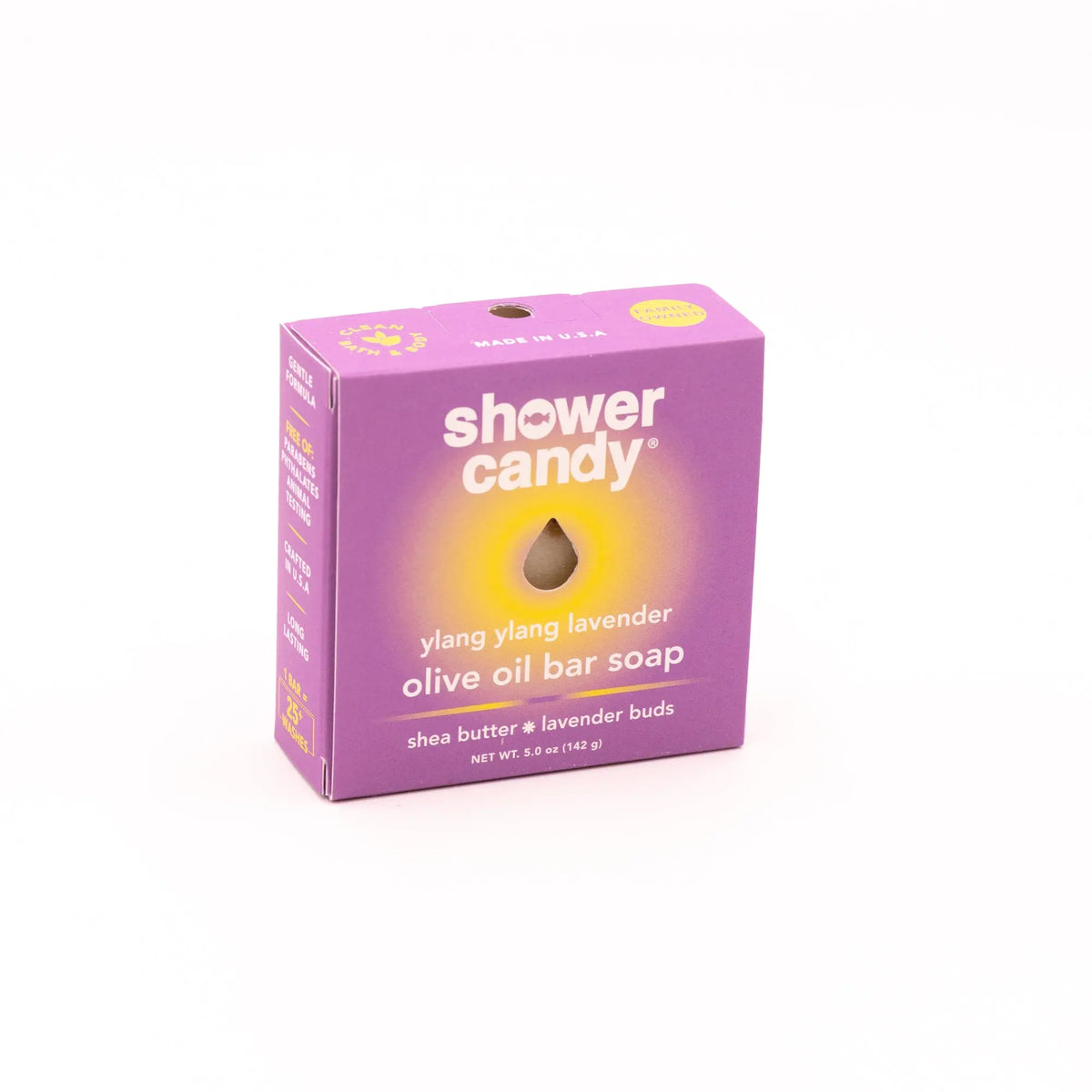 Ylang Ylang Lavender Bar Soap – Nourishing Olive Oil Cleanse SHOWER CANDY