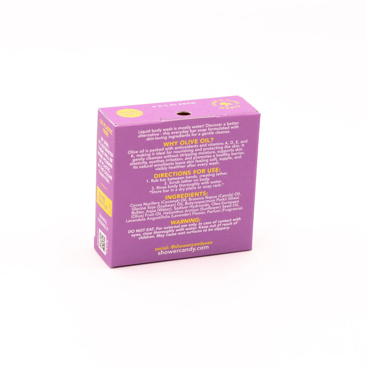 Ylang Ylang Lavender Bar Soap – Nourishing Olive Oil Cleanse SHOWER CANDY