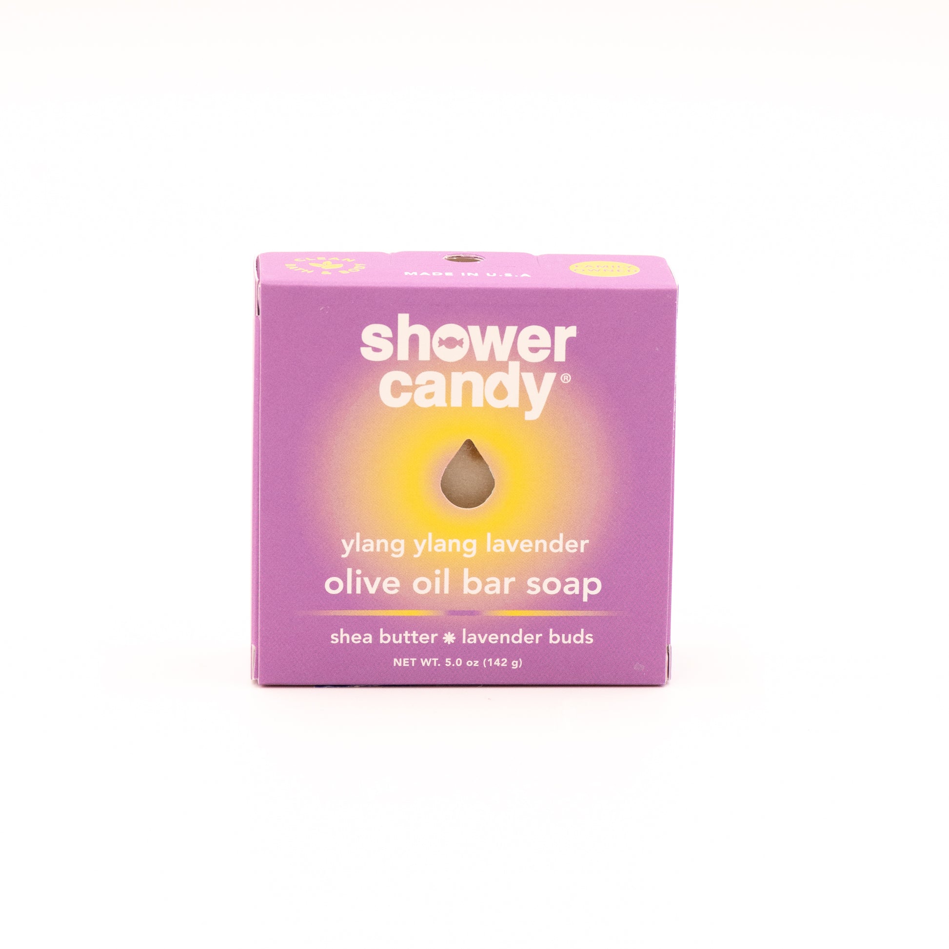 Shower Candy Ylang Ylang Lavender Bar Soap – Nourishing Olive Oil Cleanse