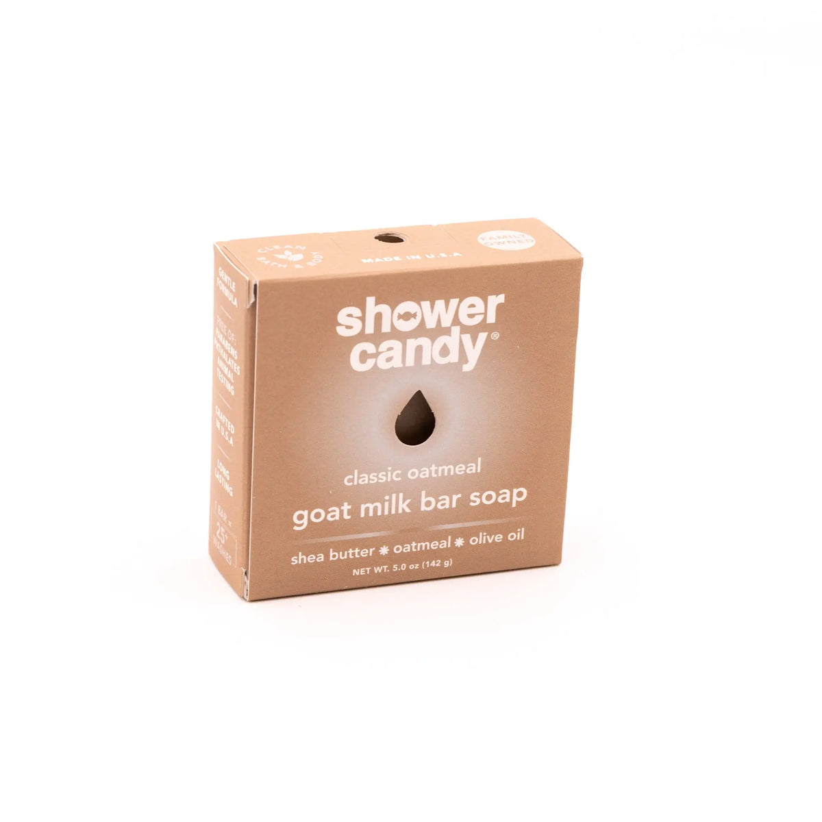 Classic Oatmeal Goat Milk Bar Soap – Gentle Hydrating Cleanse SHOWER CANDY