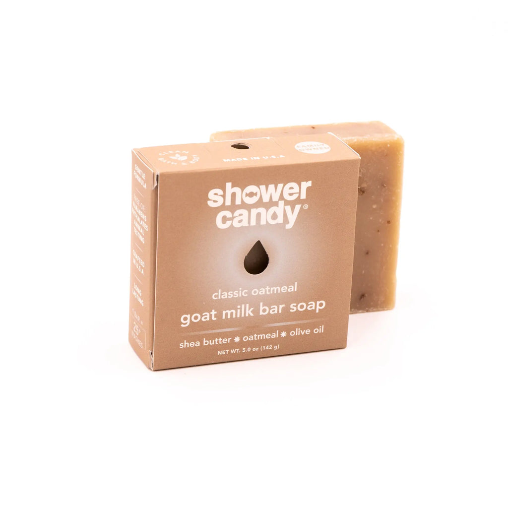 Classic Oatmeal Goat Milk Bar Soap – Gentle Hydrating Cleanse SHOWER CANDY