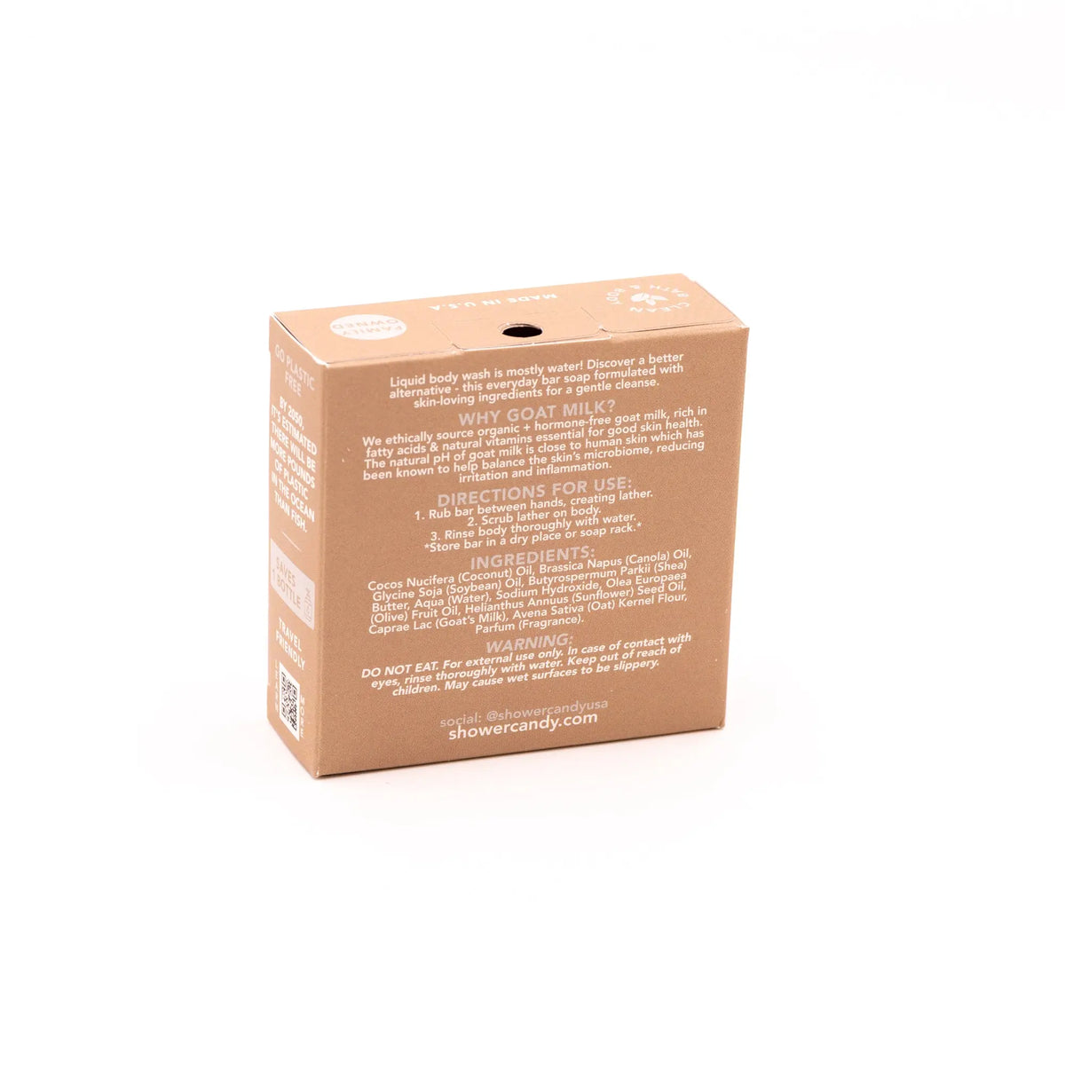 Classic Oatmeal Goat Milk Bar Soap – Gentle Hydrating Cleanse SHOWER CANDY