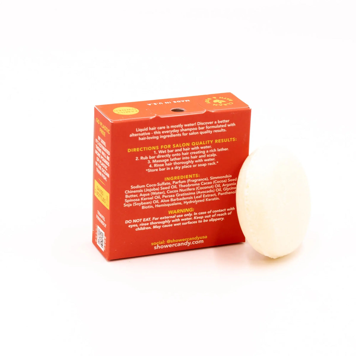 Pineapple Mango Shampoo Bar – Repair for Dry, Damaged Hair SHOWER CANDY
