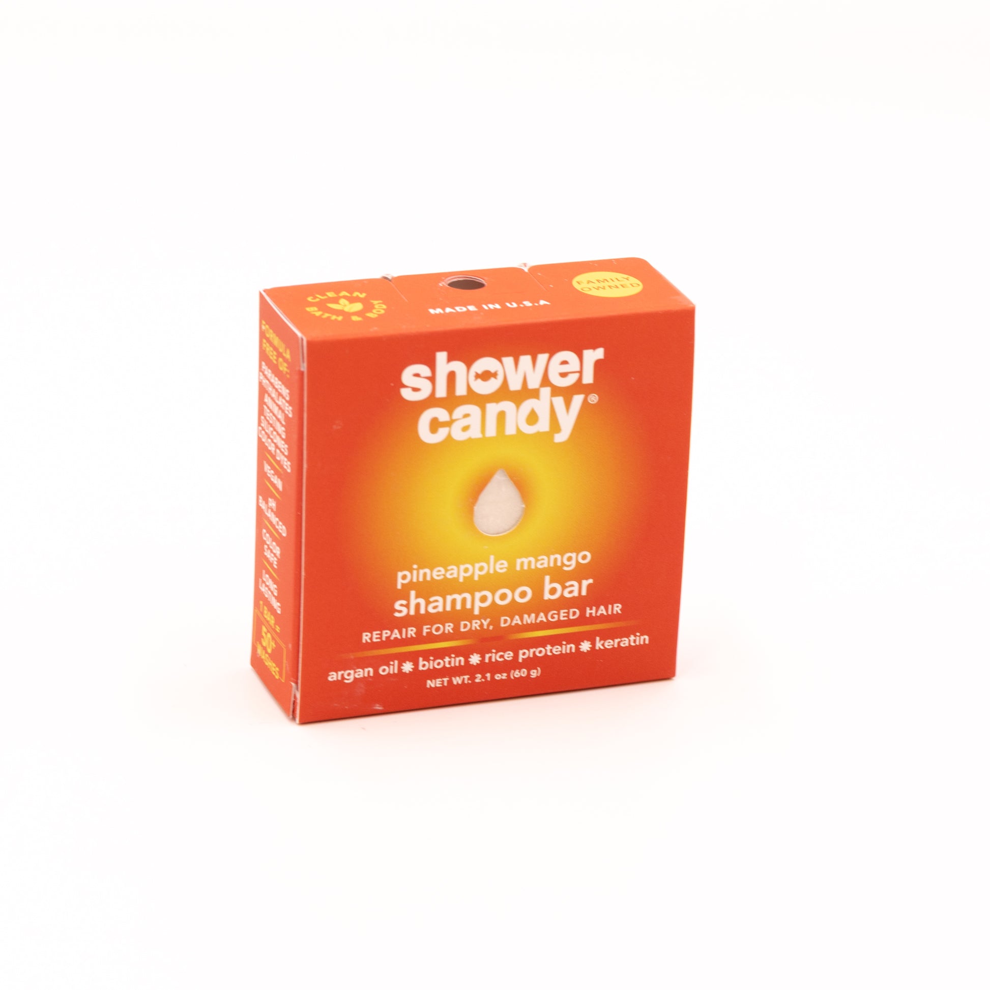 Shower Candy Pineapple Mango Shampoo Bar – Repair for Dry, Damaged Hair