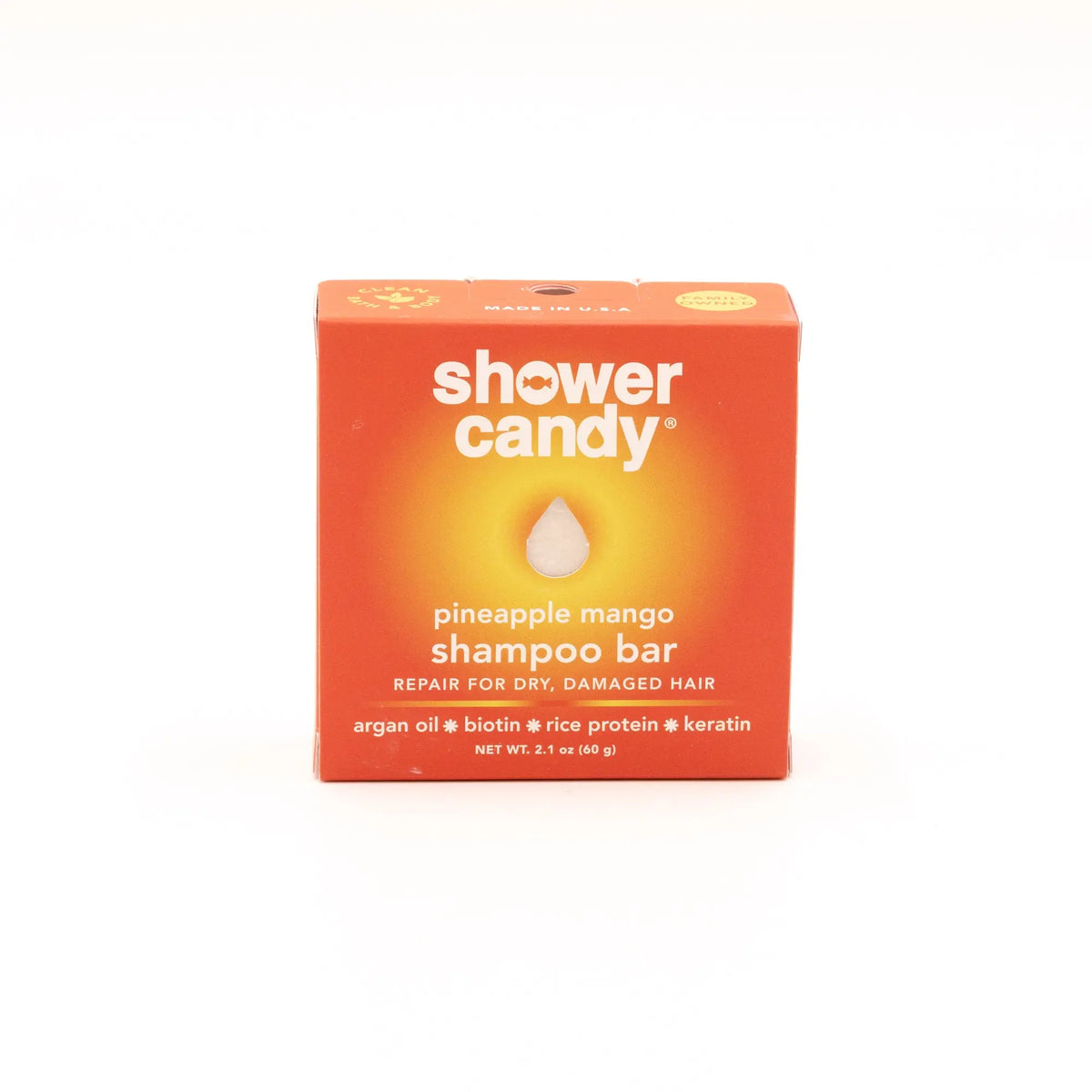 Pineapple Mango Shampoo Bar – Repair for Dry, Damaged Hair SHOWER CANDY