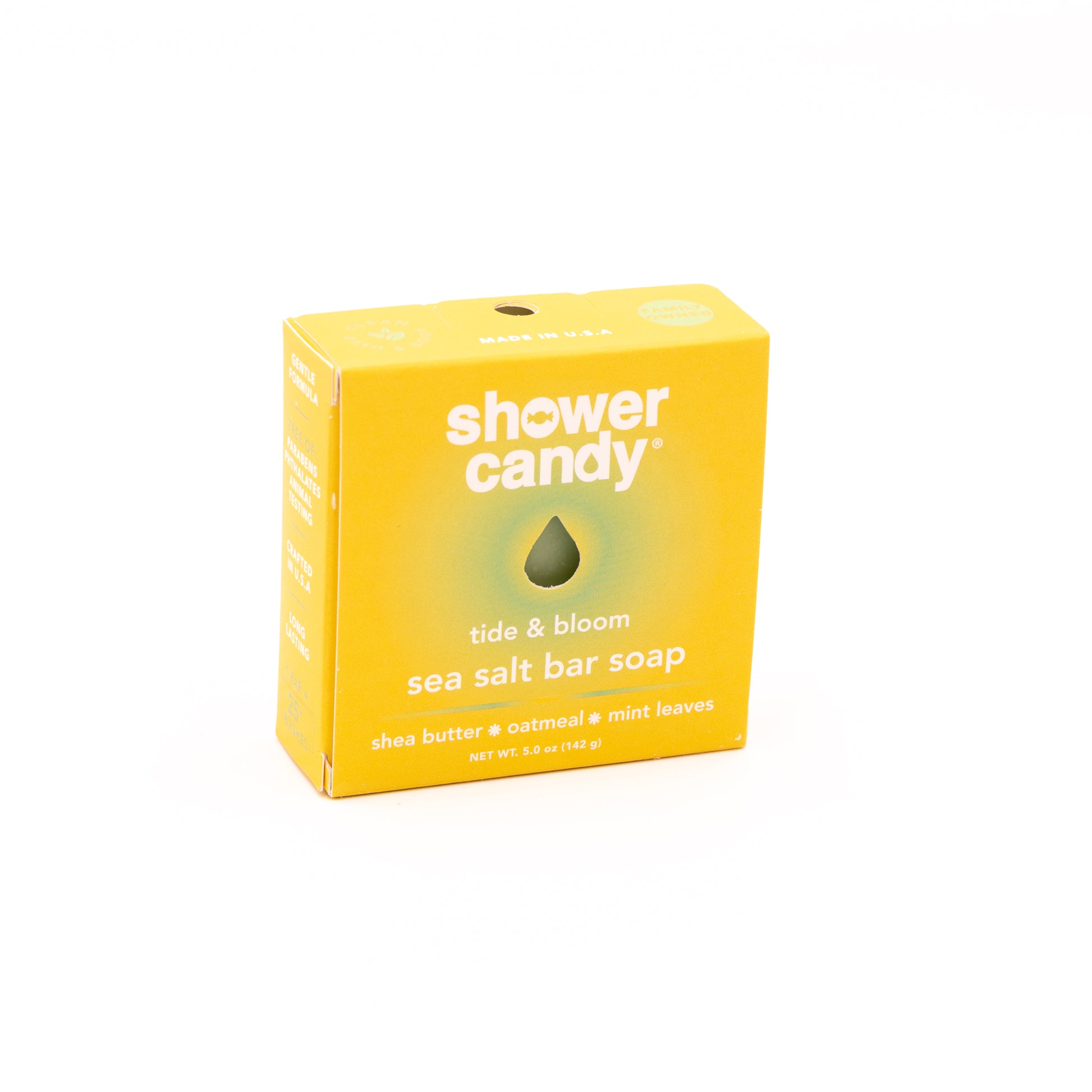 Shower Candy Tide & Bloom Body Wash Bar – Gentle Cleanse with Sea Salt