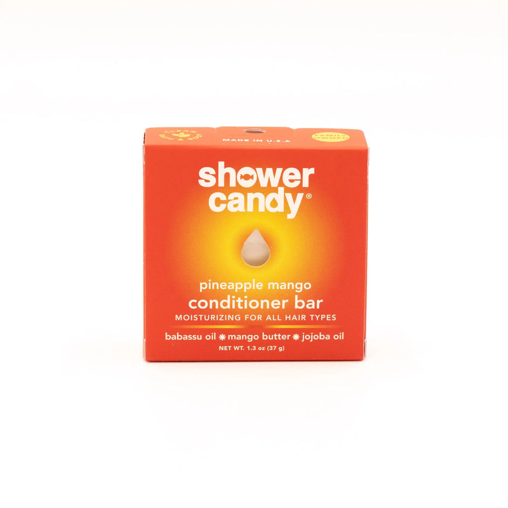 Shower Candy Pineapple Mango Conditioner Bar – Moisturizing Solid Conditioner for All Hair Types SHOWER CANDY