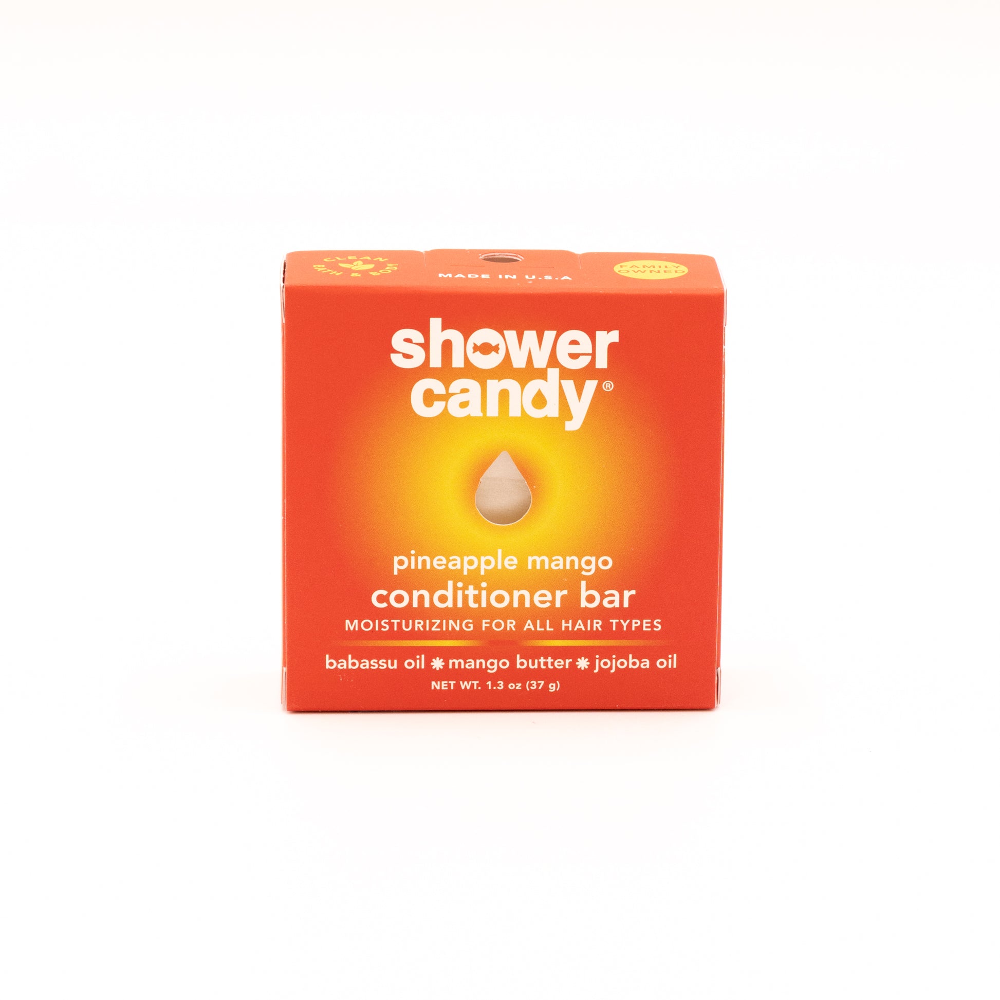 Shower Candy Pineapple Mango Conditioner Bar – Moisturizing for All Hair Types