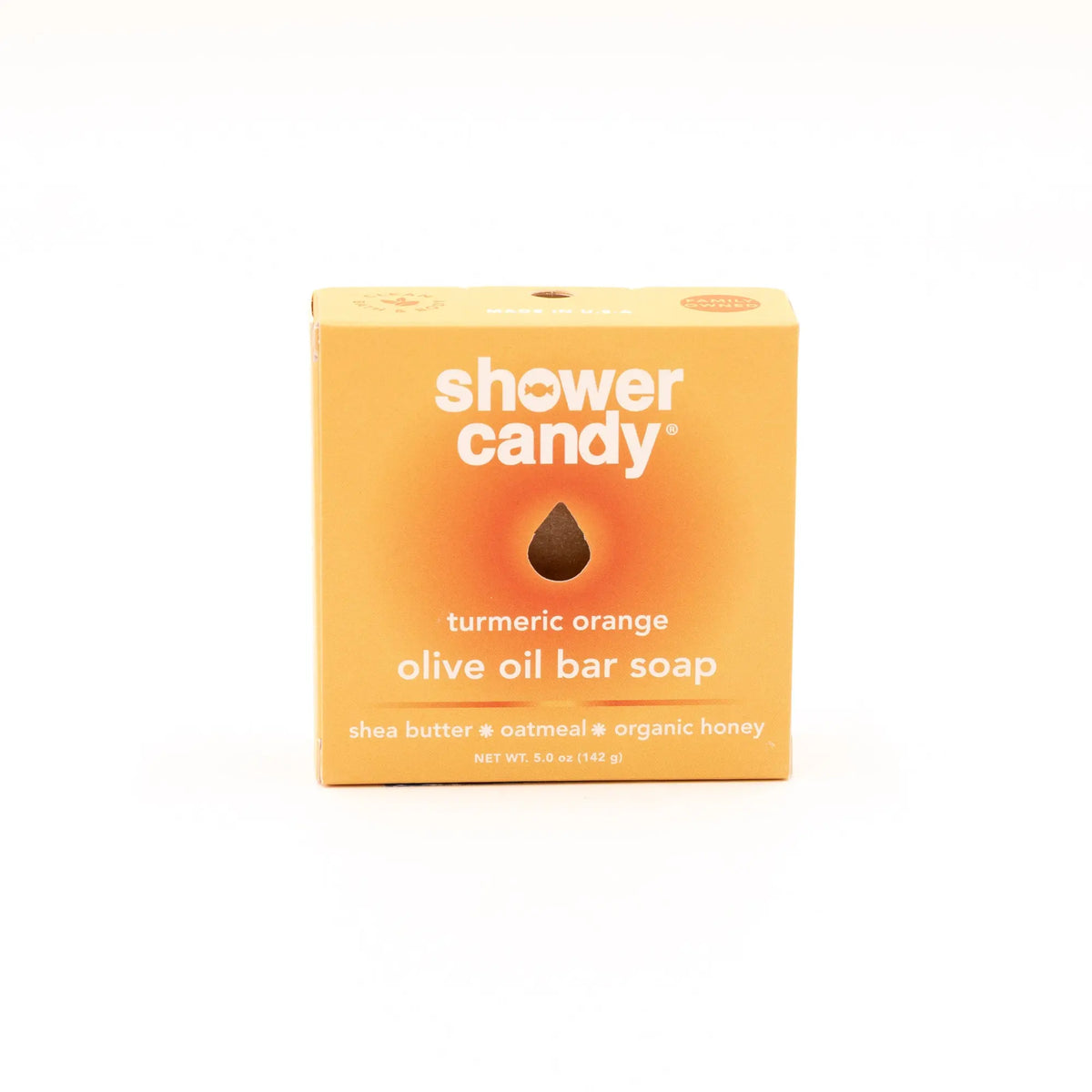 Turmeric Orange Bar Soap – Brightening Olive Oil Cleanse SHOWER CANDY